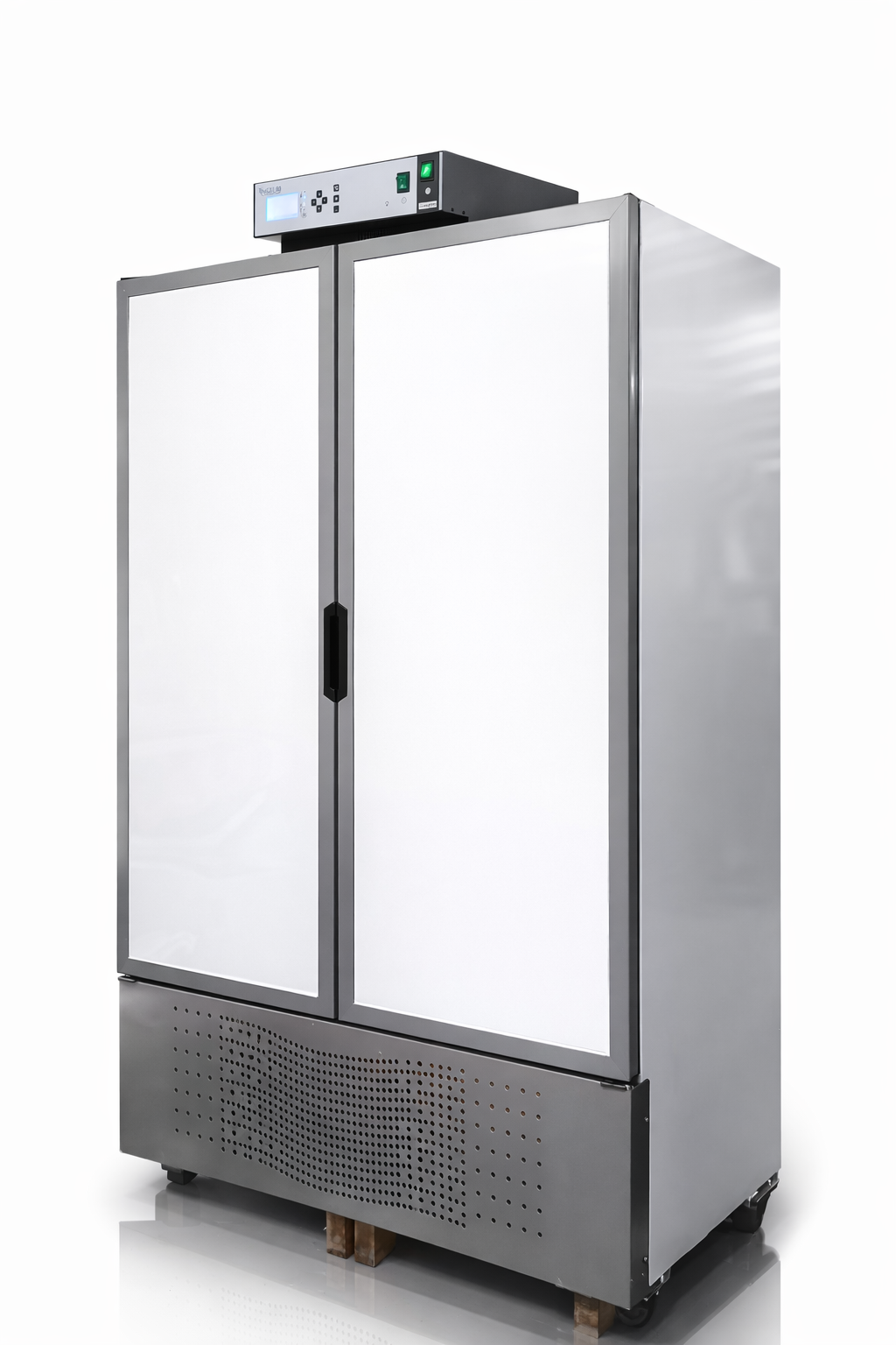 Incubadora Ingelab I-1002PFH de alta capacidad con las puertas cerradas